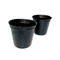 Winter Daphne PE Black 3 Gallon Plant Pots 23cm Height Deep Nursery Pots